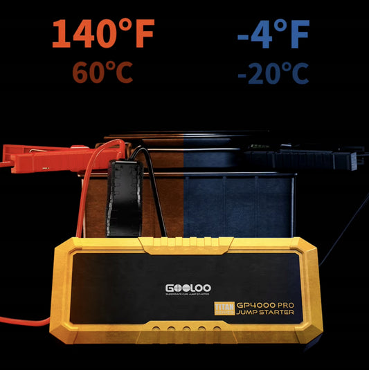 JUMP STARTER GOOLOO GP4000 PLUS 4000 A 26800 mAh