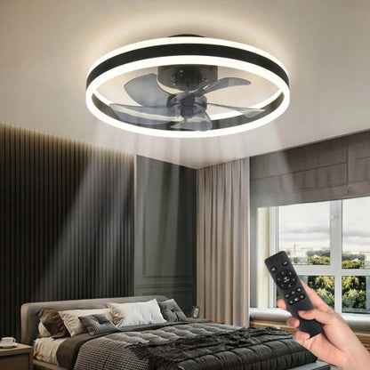 WENTYLATOR SUFITOWY LED 60W 50CM 4800lm z pilotem i aplikacją.