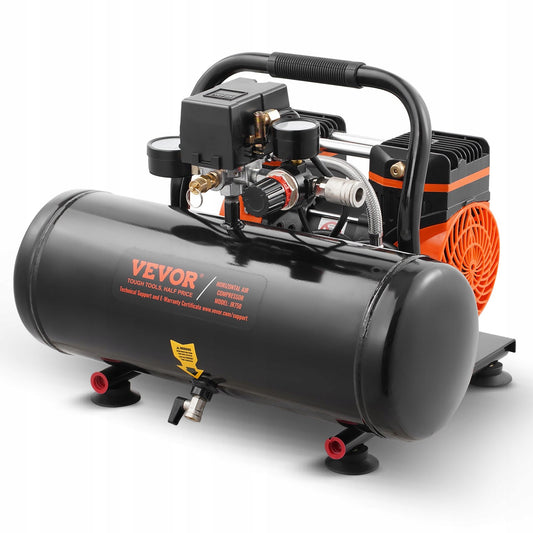 Kompresor powietrza 8L 120PSI - bezolejowy przenośny do warsztatu VEVOR